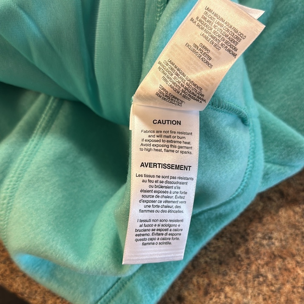 Columbia Fleece Vest Size 2X Mint Green Side Zipper Pockets Lightweight New - Picture 9 of 12